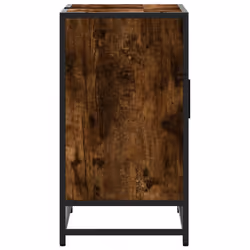 vidaXL Bathroom Sink Cabinet Sink Storage Cupboard Sideboard Engineered Wood - smoked oak - Additional view 6