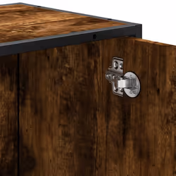 vidaXL Bathroom Sink Cabinet Sink Storage Cupboard Sideboard Engineered Wood - smoked oak - Additional view 9