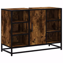 VidaXL 849291, Oak, Metal, Wood, 60 kg, 800 mm, 330 mm, 600 mm