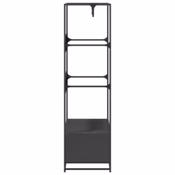 vidaXL Wardrobe Closet Cupboard Clothes Storage Organiser Engineered Wood - black - Additional view 4