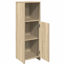vidaXL Bathroom Cabinet Storage Cupboard Cabinet Sonoma Oak Engineered Wood - Additional view 6