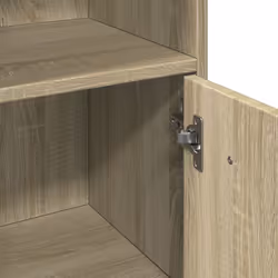 vidaXL Bathroom Cabinet Storage Cupboard Cabinet Sonoma Oak Engineered Wood - Additional view 7