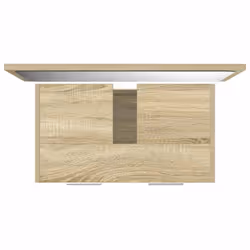 vidaXL Bathroom Furniture Set 2 Piece Sink Cabinet Sonoma Oak Engineered Wood - Additional view 5