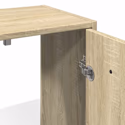 vidaXL Bathroom Furniture Set 2 Piece Sink Cabinet Sonoma Oak Engineered Wood - Additional view 6