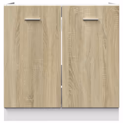 vidaXL Bottom Cabinet Storage Cupboard Cabinet Sonoma Oak Engineered Wood - Additional view 4