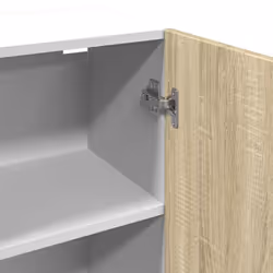 vidaXL Wall Mounted Cabinet Hanging Storage Cabinet Sonoma Oak Engineered Wood - Additional view 8