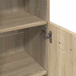 vidaXL Bathroom Cabinet Storage Cabinet Vanity Unit Sonoma Oak Engineered Wood - Additional view 9