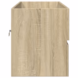 vidaXL Bathroom Sink Cabinet Storage Vanity Unit Sonoma Oak Engineered Wood - Additional view 4