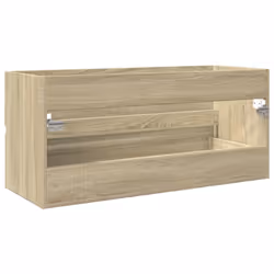 vidaXL Bathroom Sink Cabinet Storage Vanity Unit Sonoma Oak Engineered Wood - Additional view 5