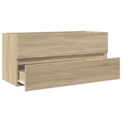 vidaXL Bathroom Sink Cabinet Storage Vanity Unit Sonoma Oak Engineered Wood - Additional view 6