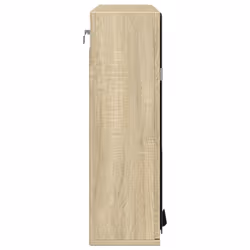 vidaXL Bathroom Mirror Cabinet Wall Mounted Cabinet Sonoma Oak Engineered Wood - Additional view 4