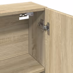 vidaXL Bathroom Mirror Cabinet Wall Mounted Cabinet Sonoma Oak Engineered Wood - Additional view 6
