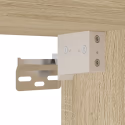 vidaXL Bathroom Mirror Cabinet Wall Mounted Cabinet Sonoma Oak Engineered Wood - Additional view 7