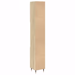 vidaXL Bathroom Cabinet Storage Cabinet Vanity Unit Sonoma Oak Engineered Wood - Additional view 2