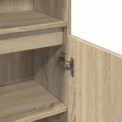 vidaXL Bathroom Cabinet Storage Cabinet Vanity Unit Sonoma Oak Engineered Wood - Additional view 3