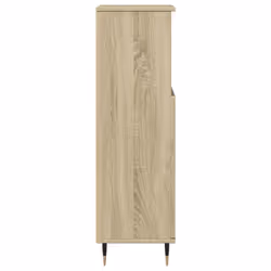vidaXL Bathroom Cabinet Storage Cabinet Vanity Unit Sonoma Oak Engineered Wood - Additional view 4