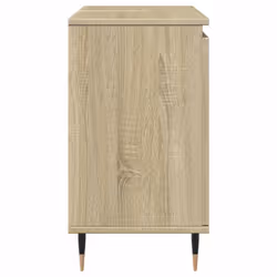 vidaXL Bathroom Cabinet Storage Cabinet Vanity Unit Sonoma Oak Engineered Wood