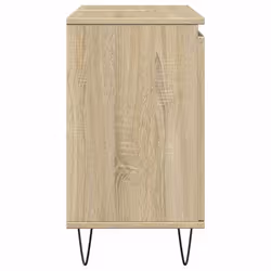 vidaXL Bathroom Cabinet Storage Cabinet Vanity Unit Sonoma Oak Engineered Wood
