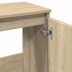 vidaXL Bathroom Cabinet Storage Cabinet Vanity Unit Sonoma Oak Engineered Wood - Additional view 6