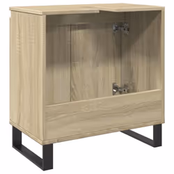 vidaXL Bathroom Cabinet Storage Cupboard Cabinet Sonoma Oak Engineered Wood - Additional view 4