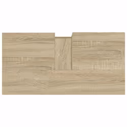 vidaXL Bathroom Cabinet Storage Cabinet Vanity Unit Sonoma Oak Engineered Wood
