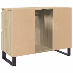 vidaXL Bathroom Cabinet Storage Cabinet Vanity Unit Sonoma Oak Engineered Wood - Additional view 4