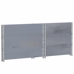 vidaXL Pallet Collars Garden Raised Bed Vegetable Planter Box Solid Wood Pine - grey, 80 x 60 cm/ 3 pcs - Additional view 5