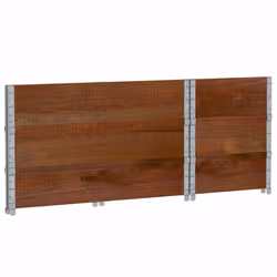 vidaXL Pallet Collars Garden Raised Bed Vegetable Planter Box Solid Wood Pine - dark brown, 100 x 50 cm/ 3 pcs - Additional view 5