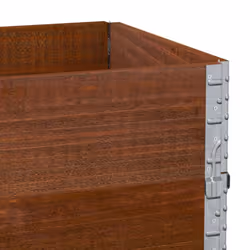 vidaXL Pallet Collars Garden Raised Bed Vegetable Planter Box Solid Wood Pine - dark brown, 100 x 50 cm/ 3 pcs - Additional view 6