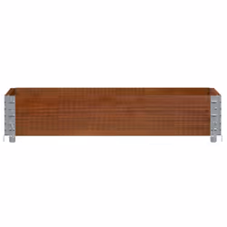vidaXL Garden Planter Outdoor Flower Pot Planter Pot Brown Solid Wood Pine - Additional view 2