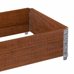 vidaXL Garden Planter Outdoor Flower Pot Planter Pot Brown Solid Wood Pine - Additional view 6