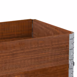 vidaXL Garden Planter Outdoor Flower Pot Planter Pot Brown Solid Wood Pine - Additional view 6