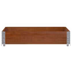 vidaXL Garden Planter Outdoor Flower Pot Planter Pot Brown Solid Wood Pine - Additional view 2