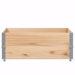 vidaXL Garden Planter Outdoor Flower Pot Patio Planter Pot Solid Wood Pine - Additional view 2
