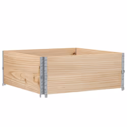 vidaXL Garden Planter Outdoor Flower Pot Patio Planter Pot Solid Wood Pine - Additional view 4
