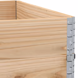 vidaXL Garden Planter Outdoor Flower Pot Patio Planter Pot Solid Wood Pine - Additional view 6