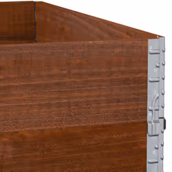 vidaXL Garden Planter Outdoor Flower Pot Planter Pot Brown Solid Wood Pine - Additional view 6