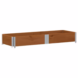 vidaXL Garden Planter Outdoor Flower Pot Planter Pot Brown Solid Wood Pine - Additional view 4