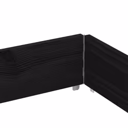 vidaXL Garden Planter Outdoor Flower Pot Planter Pot Black Solid Wood Pine - Additional view 5