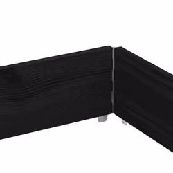 vidaXL Garden Planter Outdoor Flower Pot Planter Pot Black Solid Wood Pine - Additional view 6