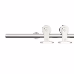 vidaXL Sliding Door Hardware Kit 200 cm Stainless Steel Silver - Additional view 10