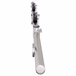 vidaXL Sliding Door Hardware Kit 200 cm Stainless Steel Silver - Additional view 5