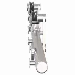 vidaXL Sliding Door Hardware Kit 200 cm Stainless Steel Silver - Additional view 5