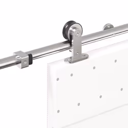 vidaXL Sliding Door Hardware Kit 200 cm Stainless Steel Silver - 183 cm - Additional view 8