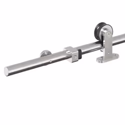 vidaXL Sliding Door Hardware Kit 200 cm Stainless Steel Silver - 183 cm - Additional view 9