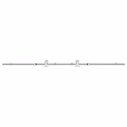 vidaXL Sliding Door Hardware Kit 200 cm Stainless Steel Silver - 200 cm