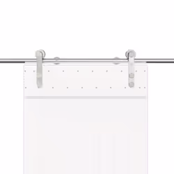 vidaXL Sliding Door Hardware Kit Sliding Barn Door Stainless Steel Silver - 200 cm - Additional view 7