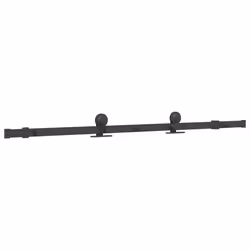 vidaXL Sliding Door Hardware Kit 152.5 cm Steel Black sliding door hardware - Additional view 6