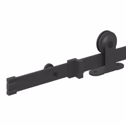 vidaXL Sliding Door Hardware Kit 152.5 cm Steel Black sliding door hardware - Additional view 9