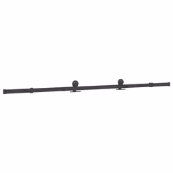 vidaXL Sliding Door Hardware Kit 213.5 cm Steel Black sliding door hardware - Additional view 6